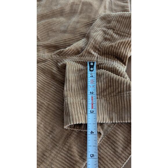 Ayr Brown Corduroy Staycation High-rise Pull On Mini Shorts, size S - Picture 7 of 8